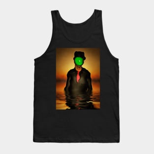 Green apple man Tank Top